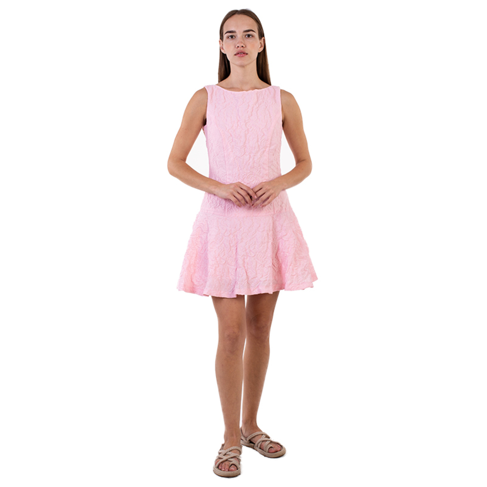 Network Dress Women Pink